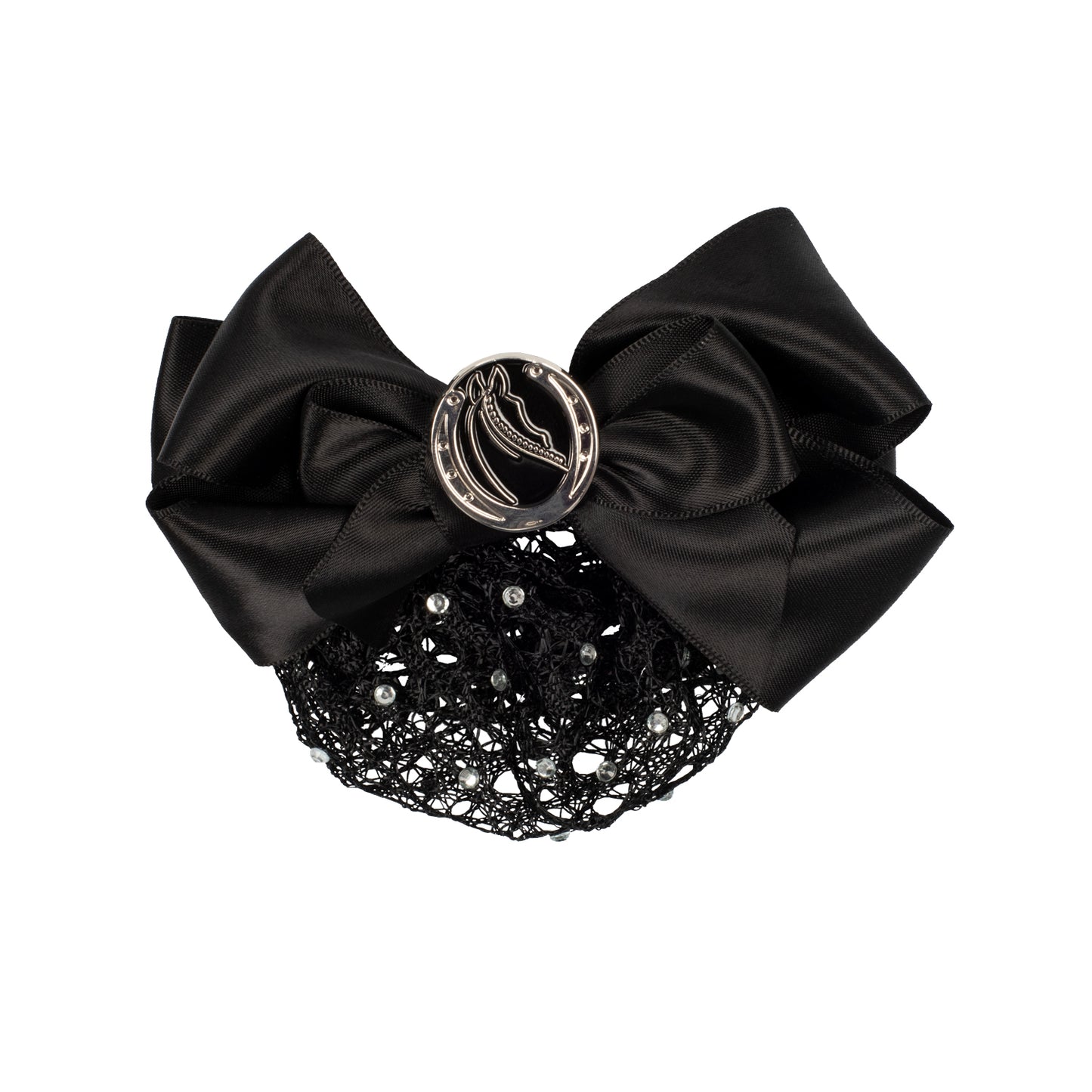 Hair Net with brooch and rhinestones