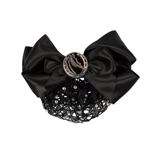 Hair Net with brooch and rhinestones