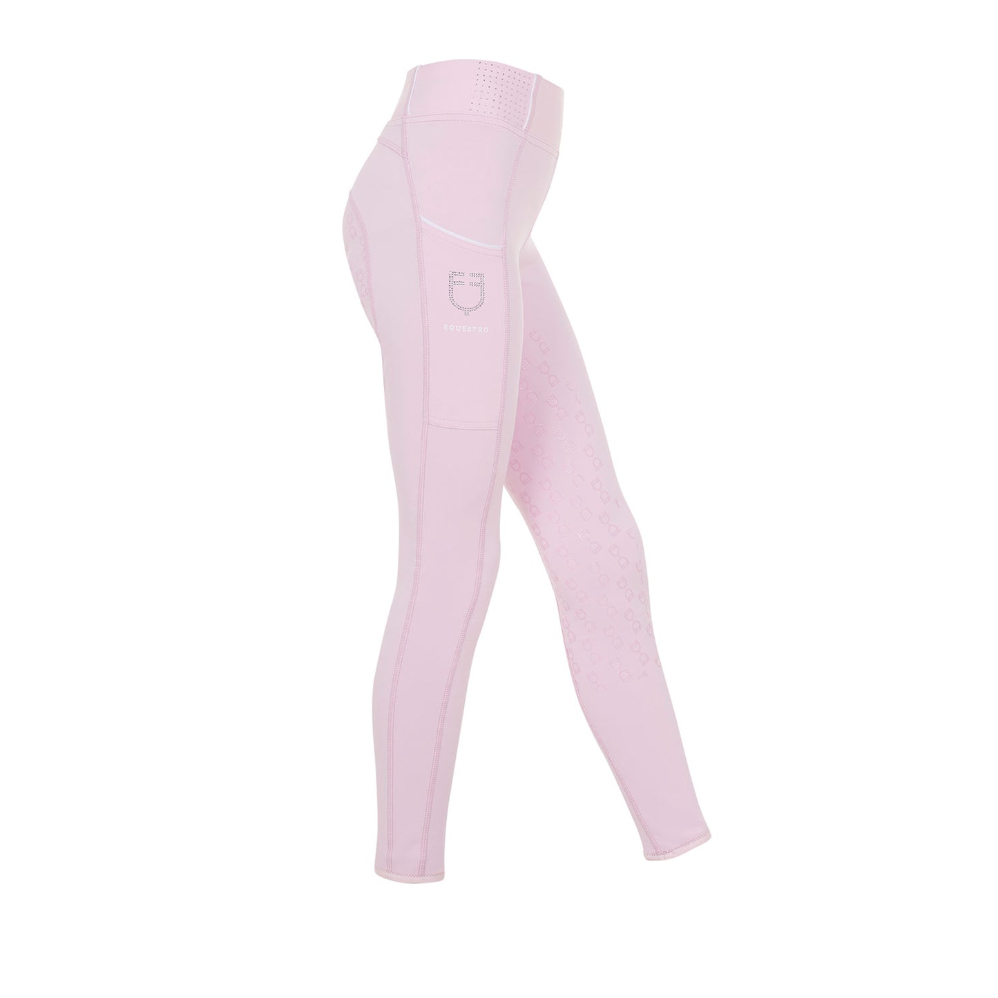EQUESTRO - Kids' slim fit leggings with Rhinestones