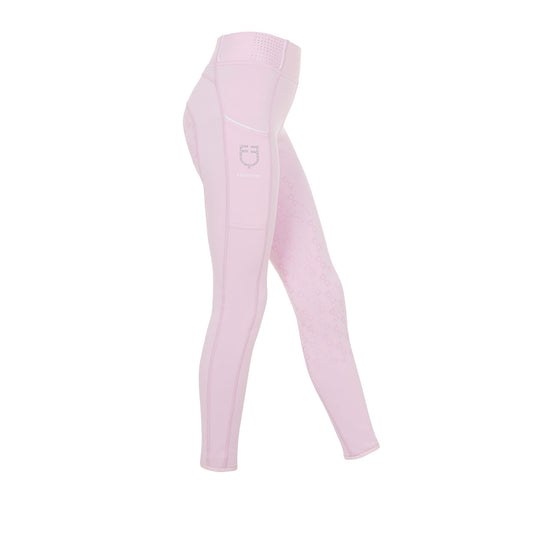 EQUESTRO - Kids' slim fit leggings with Rhinestones