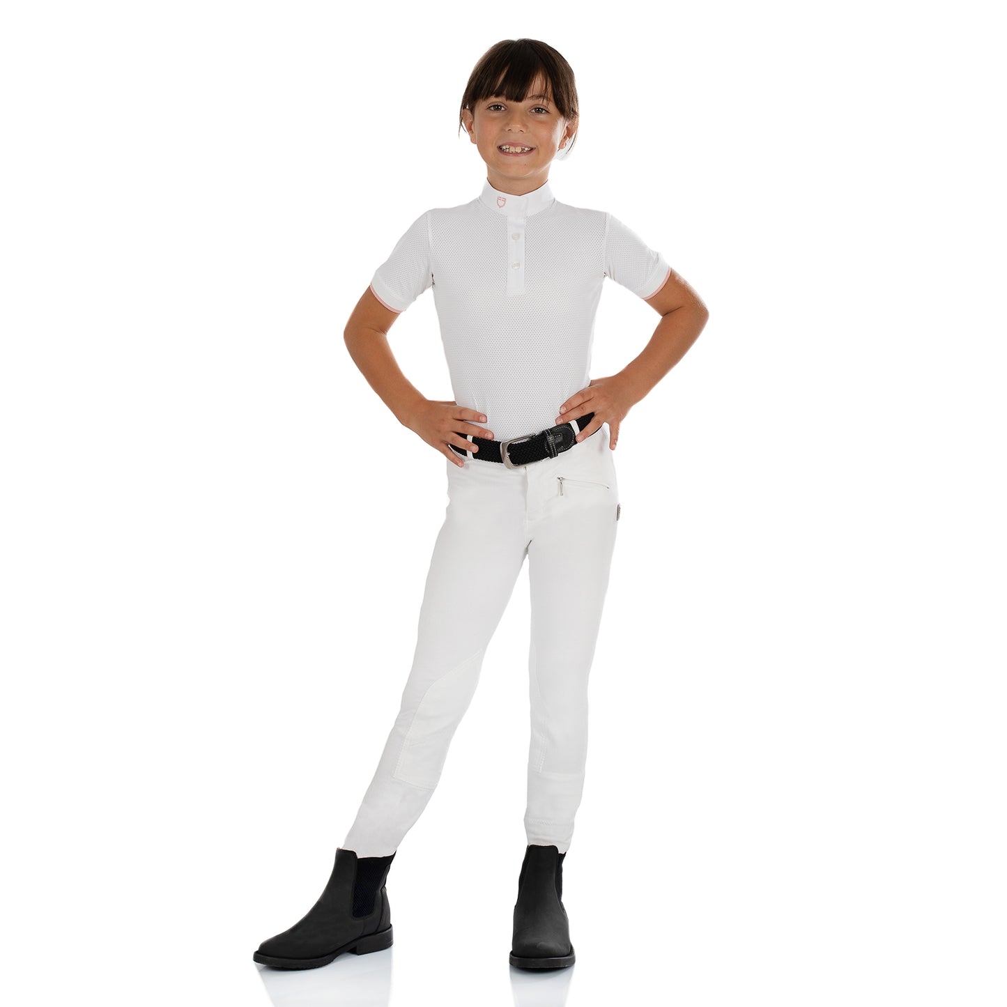 EQUESTRO - Kids' Breeches (Mod. LEILANI) with Elastic Band