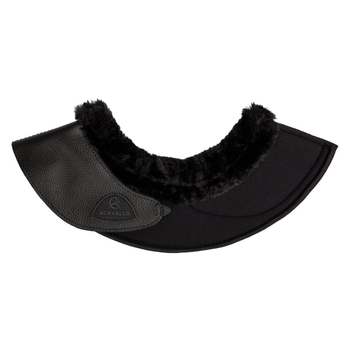 ACAVALLO - Bell Boots Faux Sheepskin & Velcro Closure
