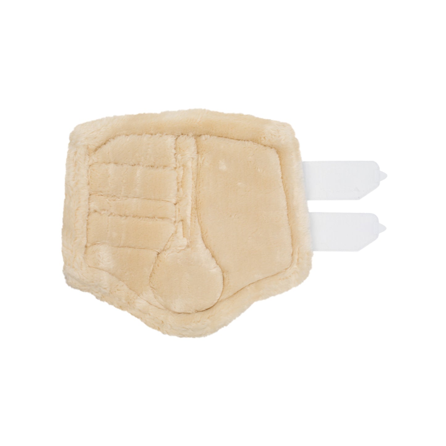 ACAVALLO - Front Brushing Boots Eco-Leather & Faux Sheepskin