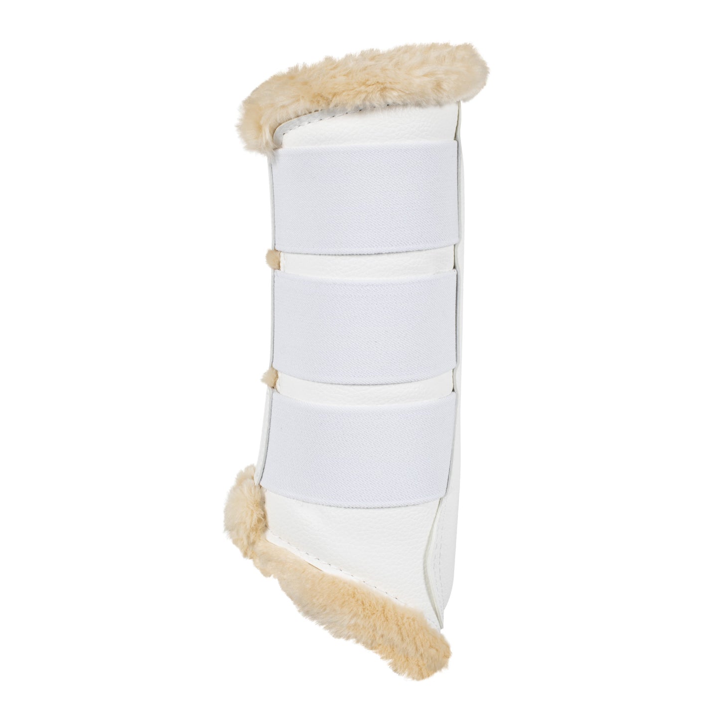 ACAVALLO - Hind Brushing Boot Faux Leather & Sheepskin