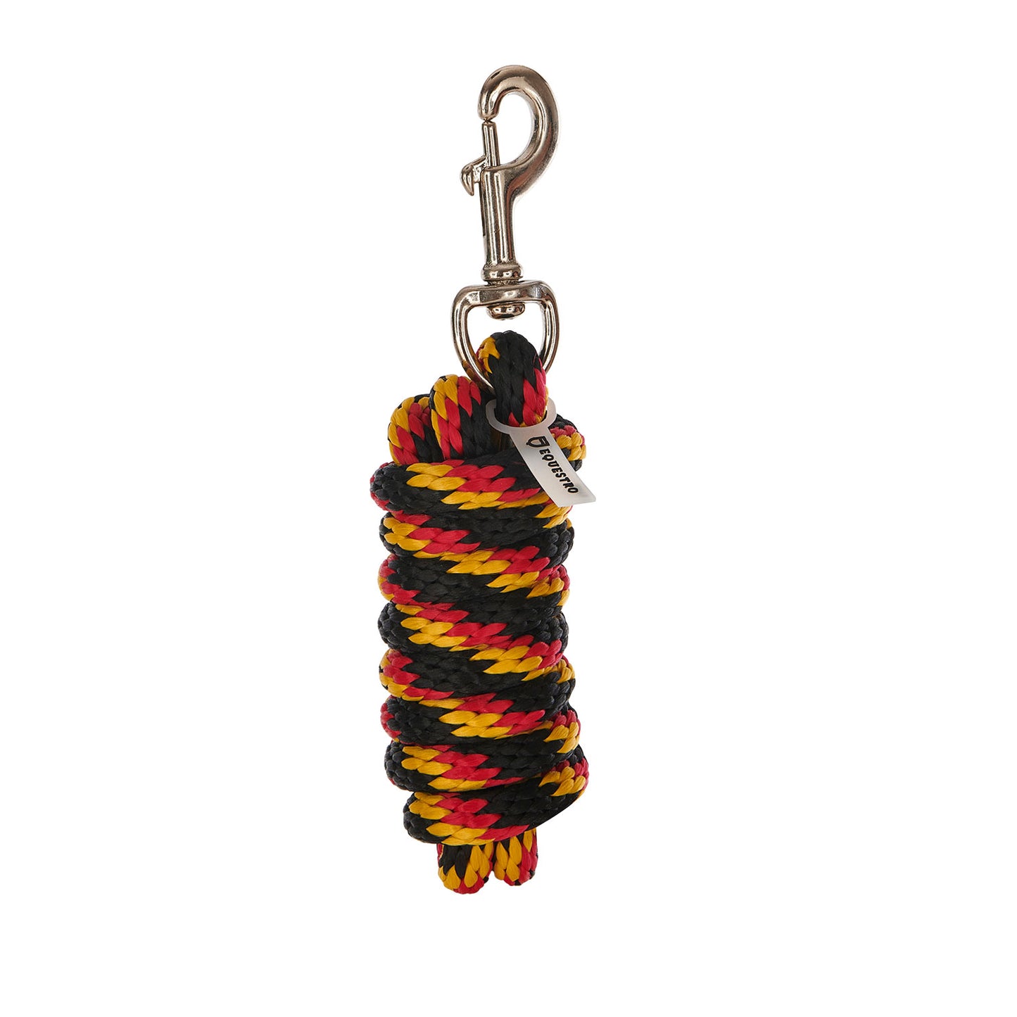 EQUESTRO - Red Trim Halter with Lead Rope