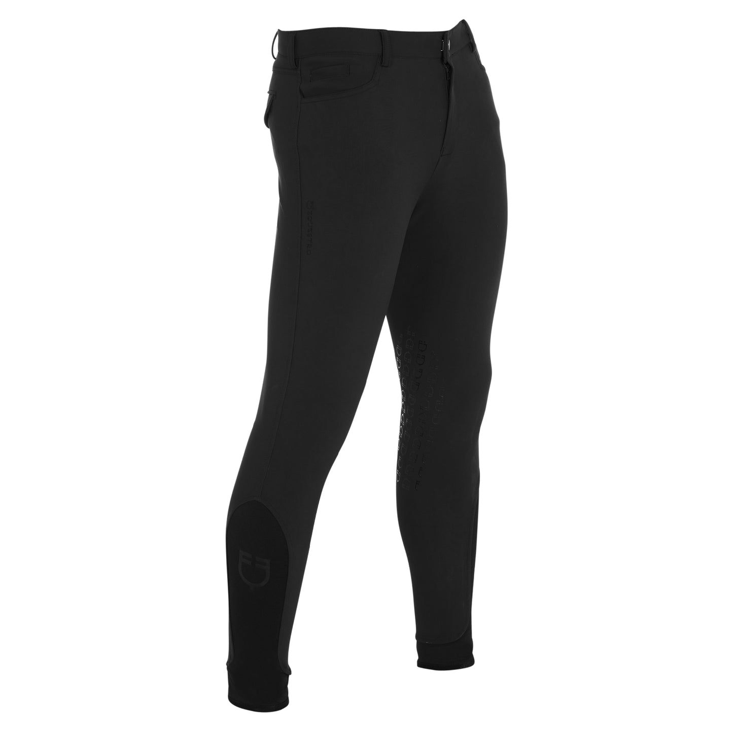 EQUESTRO - Men's slim fit grip breeches with logo Mod. Caspar