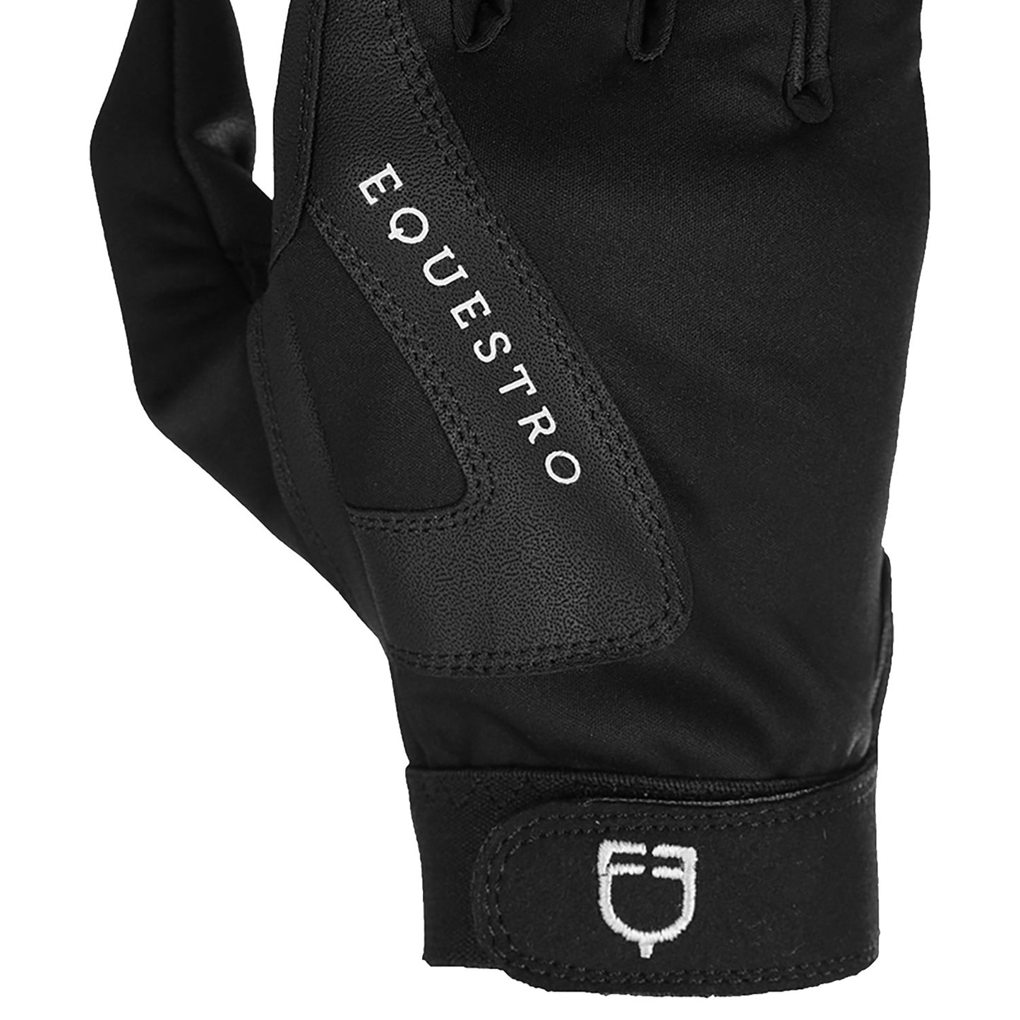 EQUESTRO - Gloves in Technical Fabric with Fleece Lining