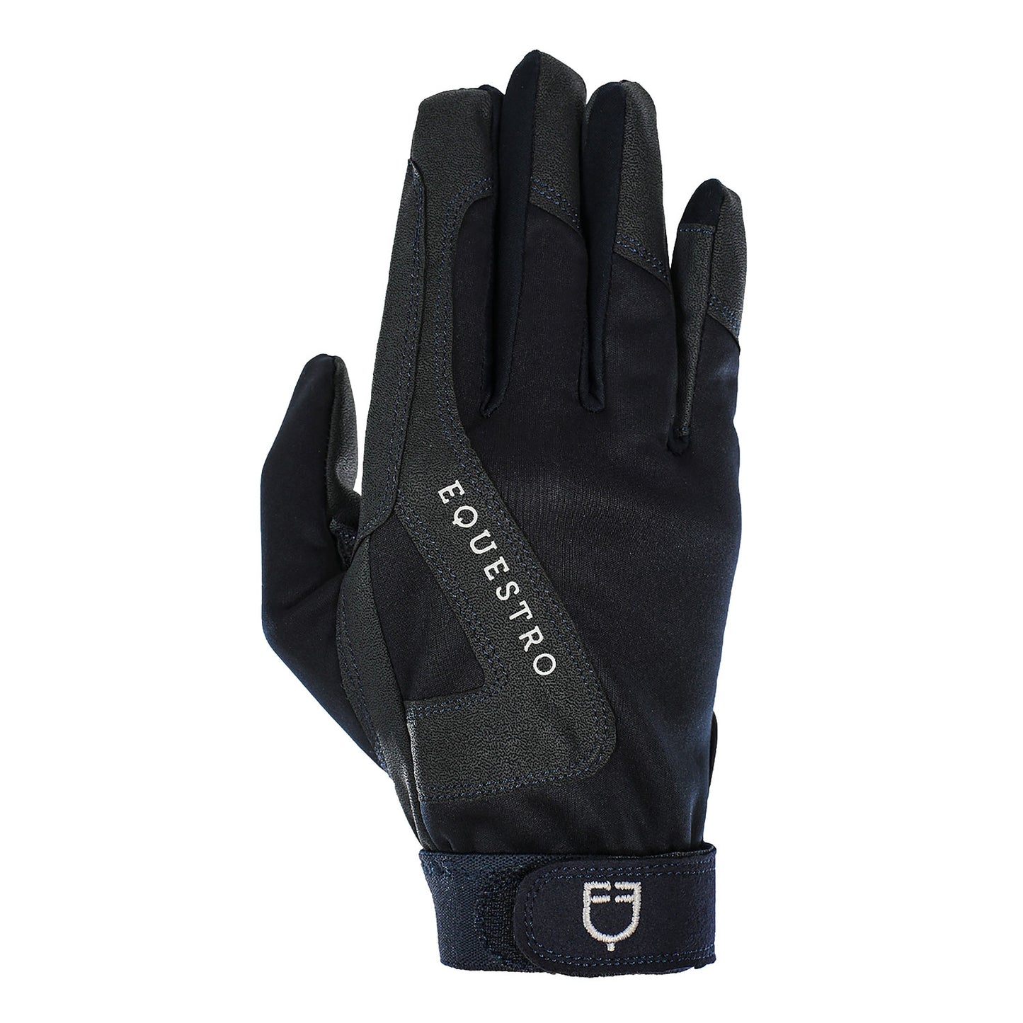 EQUESTRO - Gloves in Technical Fabric with Fleece Lining