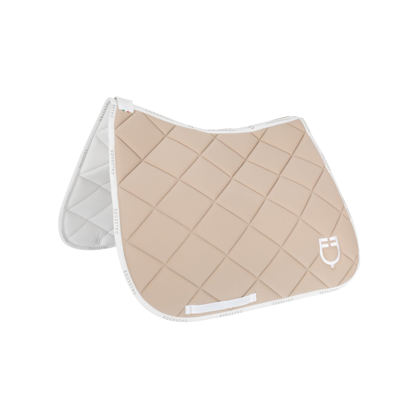 EQUESTRO - Dressage Saddle Pad (White Edge)