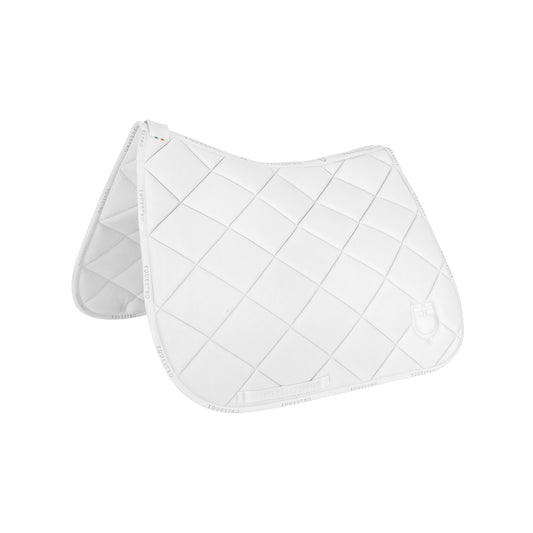 EQUESTRO - Dressage Saddle Pad (White Edge)