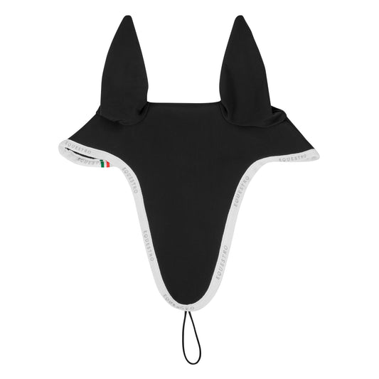 EQUESTRO - Fly Veil in Technical Fabric with Noseband Attachment