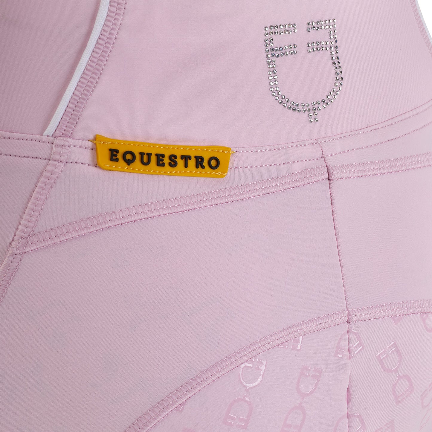 EQUESTRO - Kids' slim fit leggings with Rhinestones
