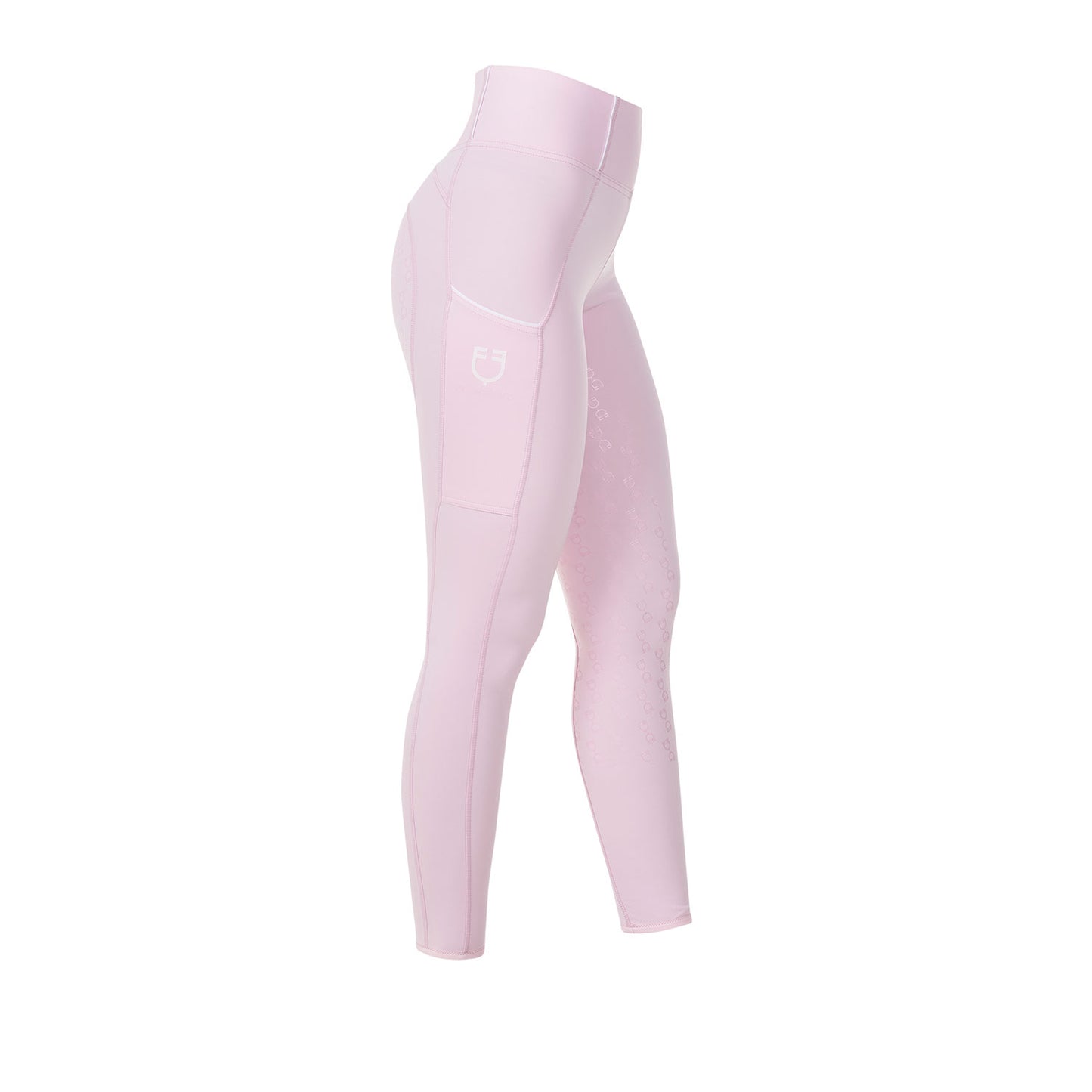EQUESTRO - Kids' slim fit grip leggings with logo