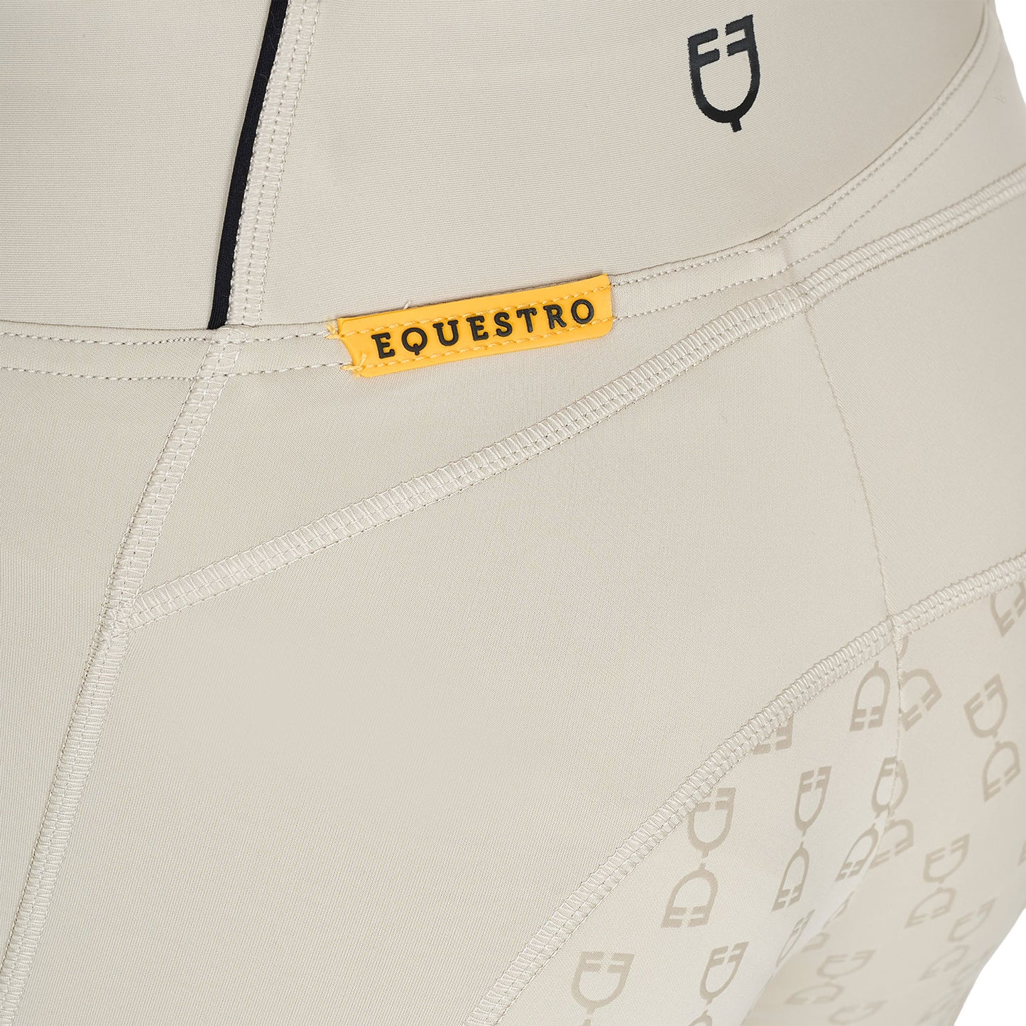 EQUESTRO - Kids' slim fit grip leggings with logo