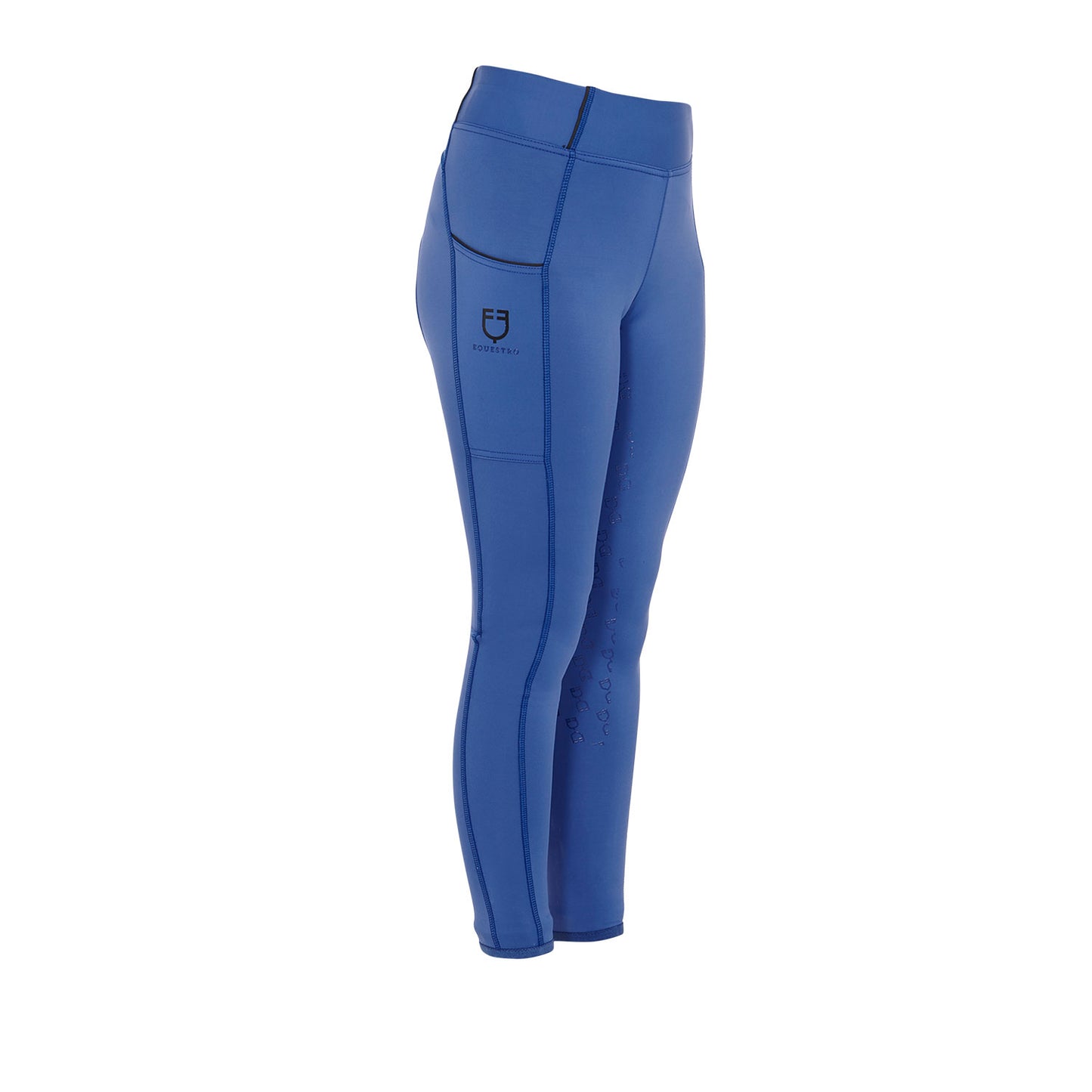 EQUESTRO - Kids' slim fit grip leggings with logo