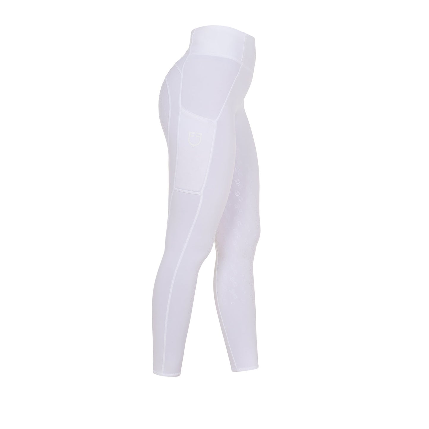 EQUESTRO - Kids' slim fit grip leggings with logo