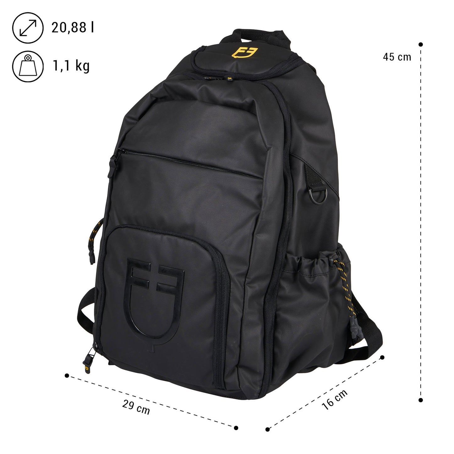 EQUESTRO - Multi-Pocket Technical Backpack Bag