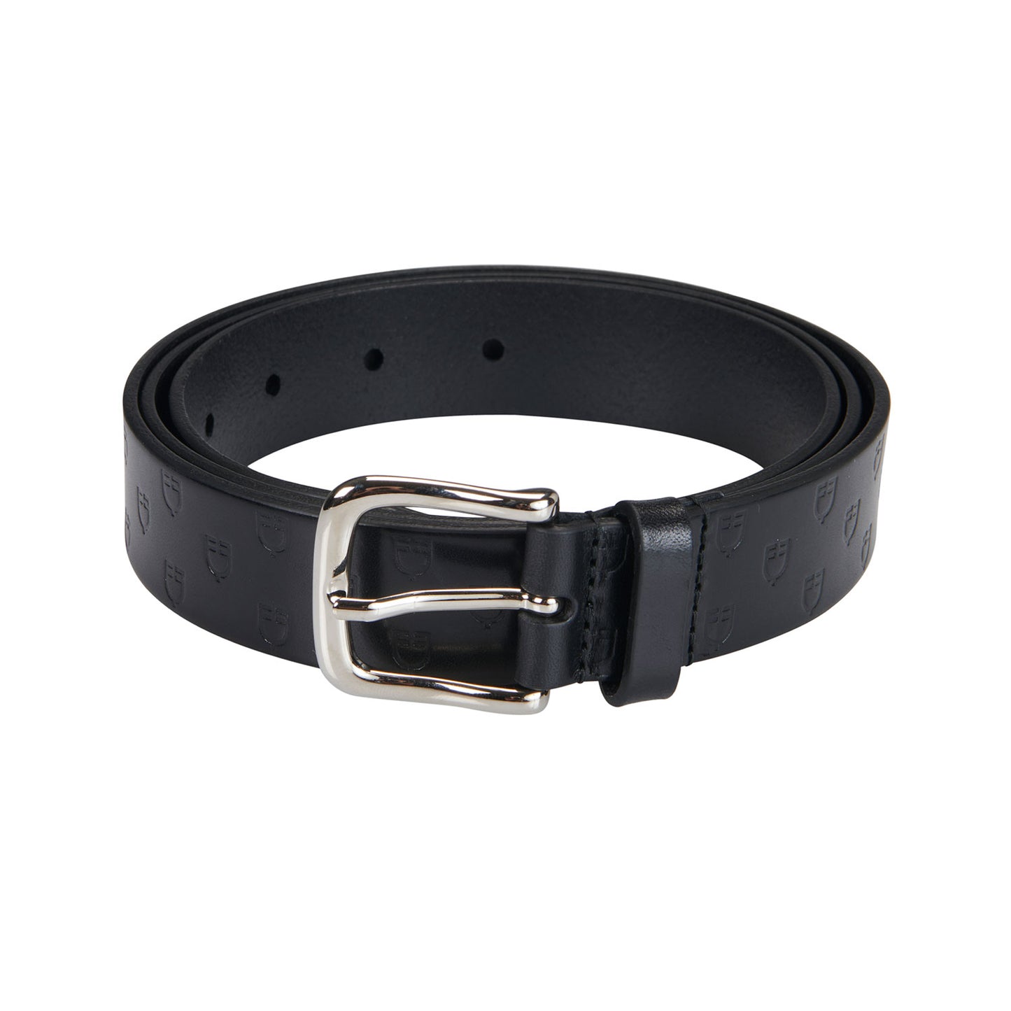 EQUESTRO - Leather belt with logo