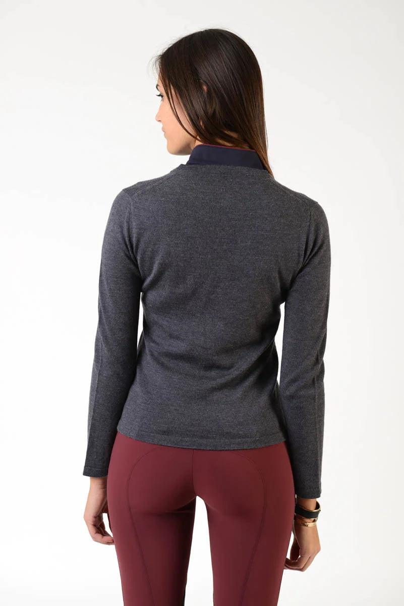 MAKEBE - ASIA V Neck Ladies Merinos Wool Sweater