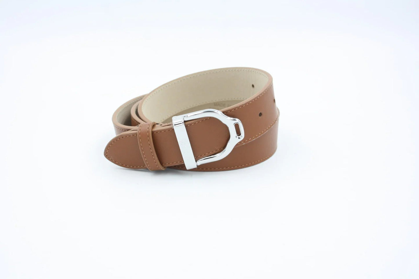 MAKEBE - Stirrup Leather & Brass Belt