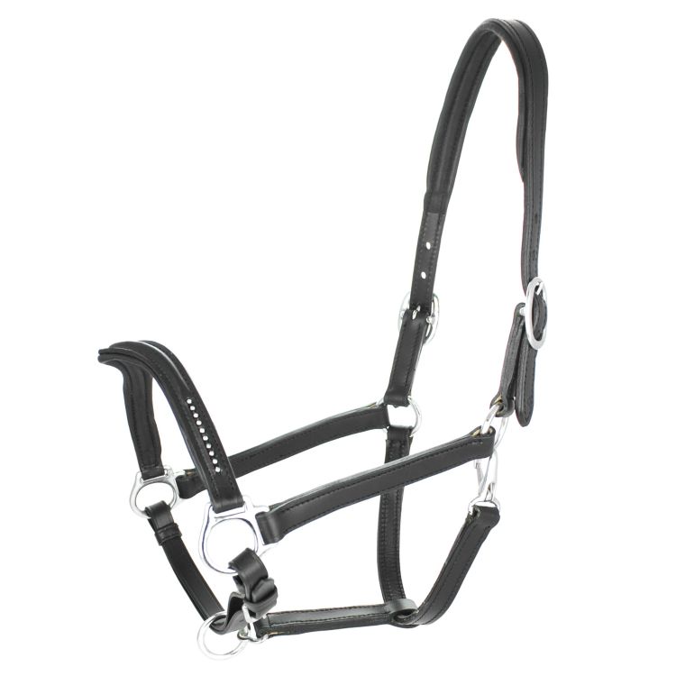 Supreme Deluxe Leather Halter with Strass