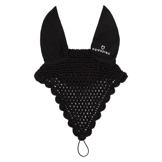 EQUESTRO - Cotton fly veil with noseband attachment