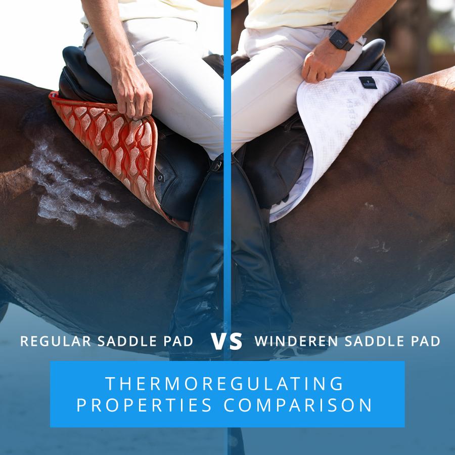 WINDEREN - Saddle pad Dressage NANO SILVER LINE