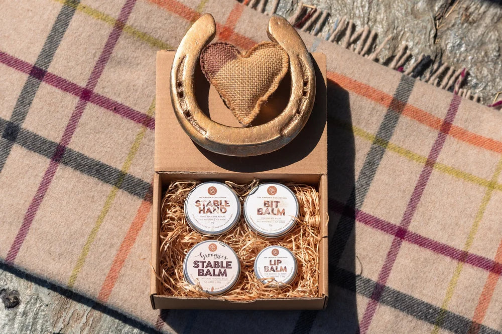 THE GROOM'S COLLECTION - Gift Box Set - all the healing balms for you and your horse