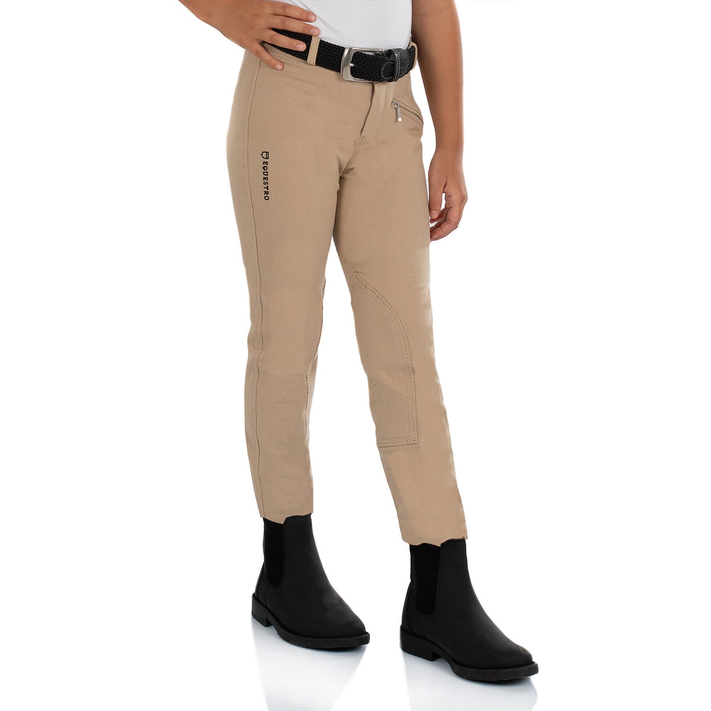 EQUESTRO - Kids' Breeches (Mod. LEILANI) with Elastic Band