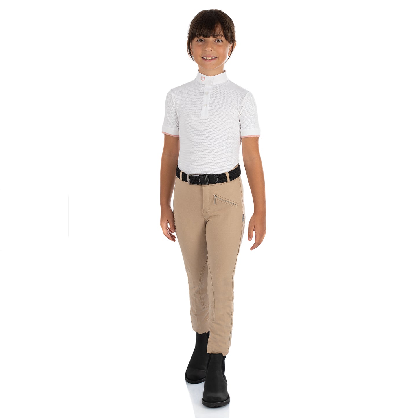 EQUESTRO - Kids' Breeches (Mod. LEILANI) with Elastic Band