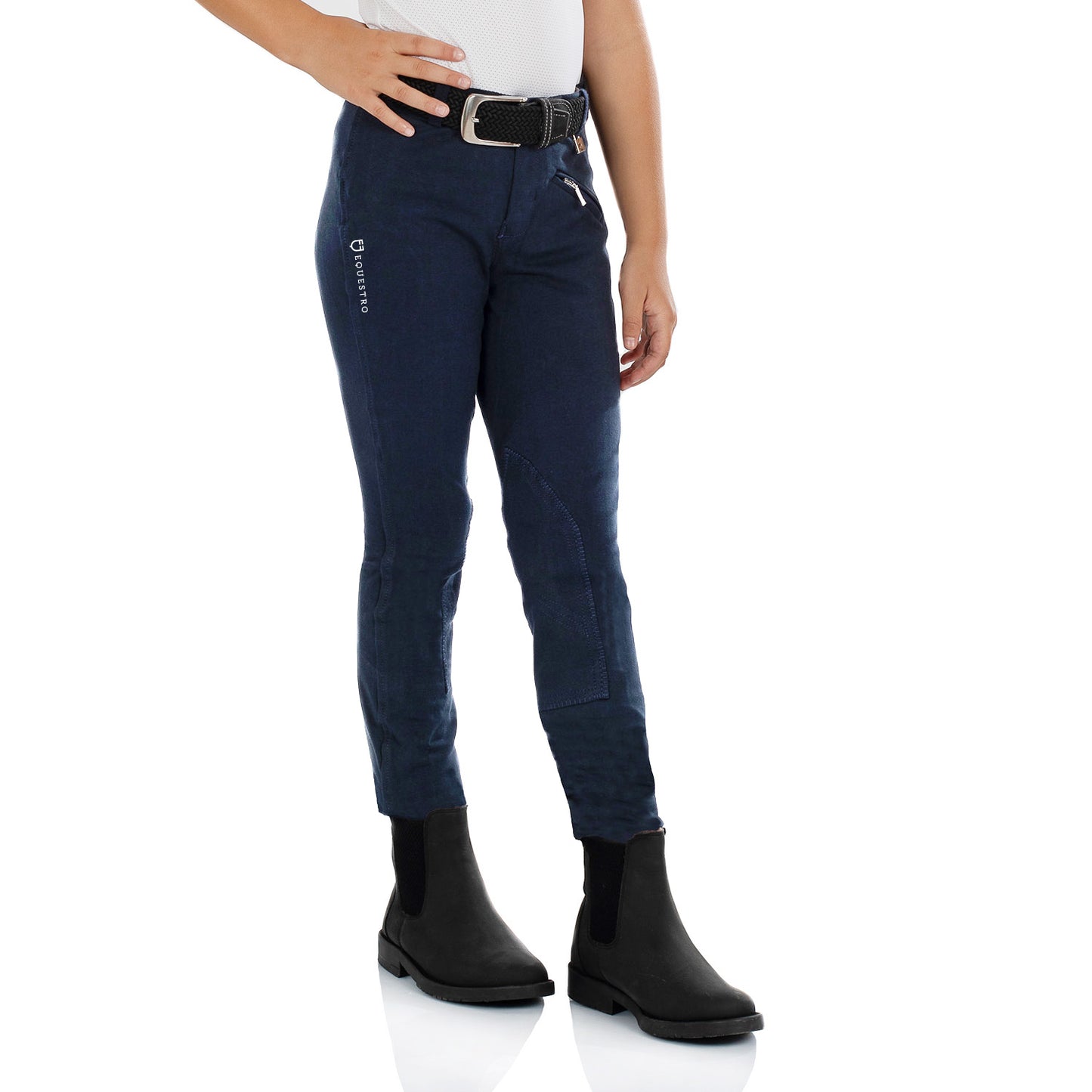 EQUESTRO - Kids' Breeches (Mod. LEILANI) with Elastic Band
