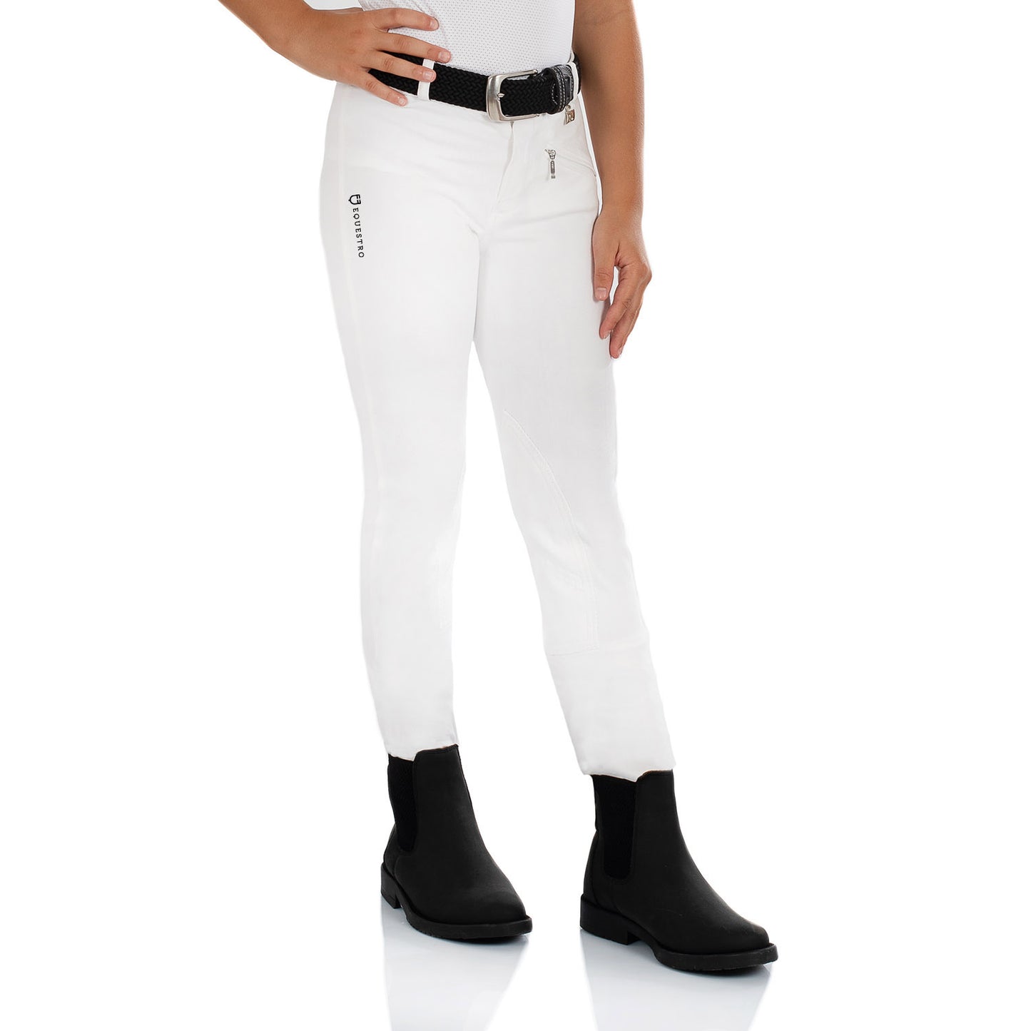 EQUESTRO - Kids' Breeches (Mod. LEILANI) with Elastic Band
