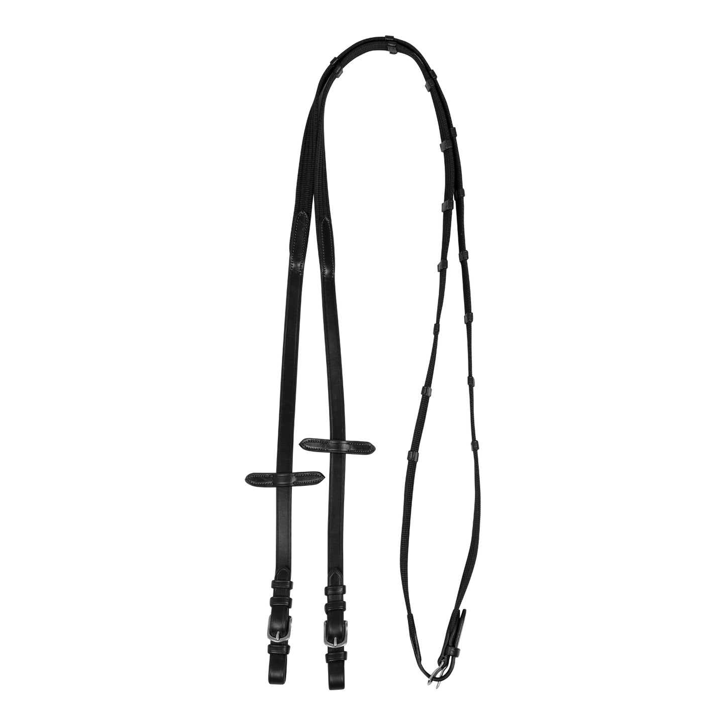 ACAVALLO - Nylon Reins with Leather Loops
