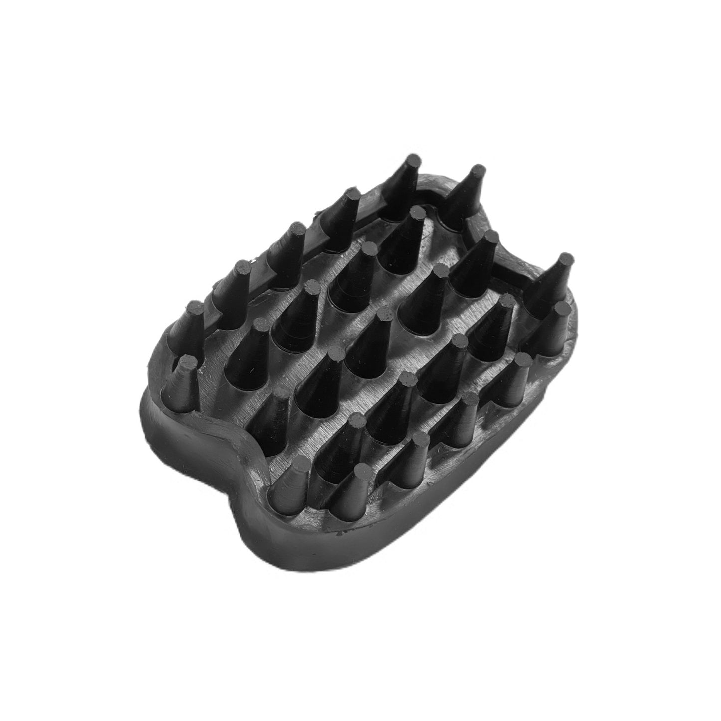 Rubber Curry Comb with Rounded Tips