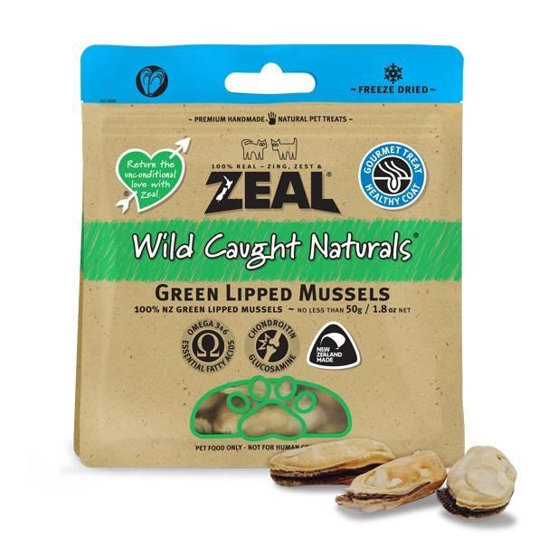 Wild Caught Green Mussels 50g