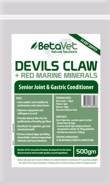 BetaVet Devils Claw + Red Marine Minerals