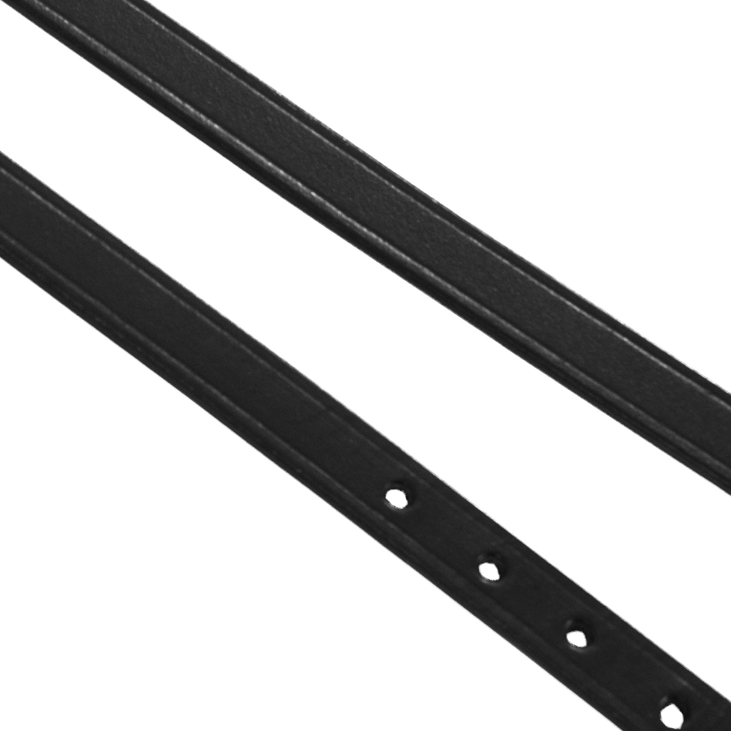 EQUESTRO - Spur straps in leather and rose gold buckle