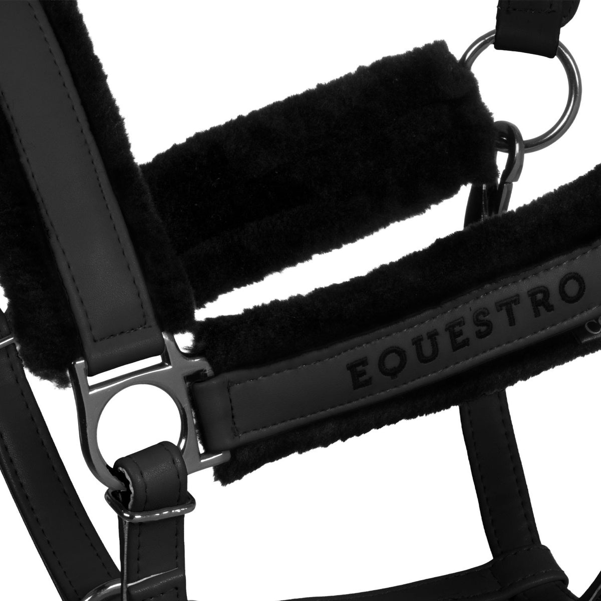 EQUESTRO - Anatomic Halter with faux sheepskin padding