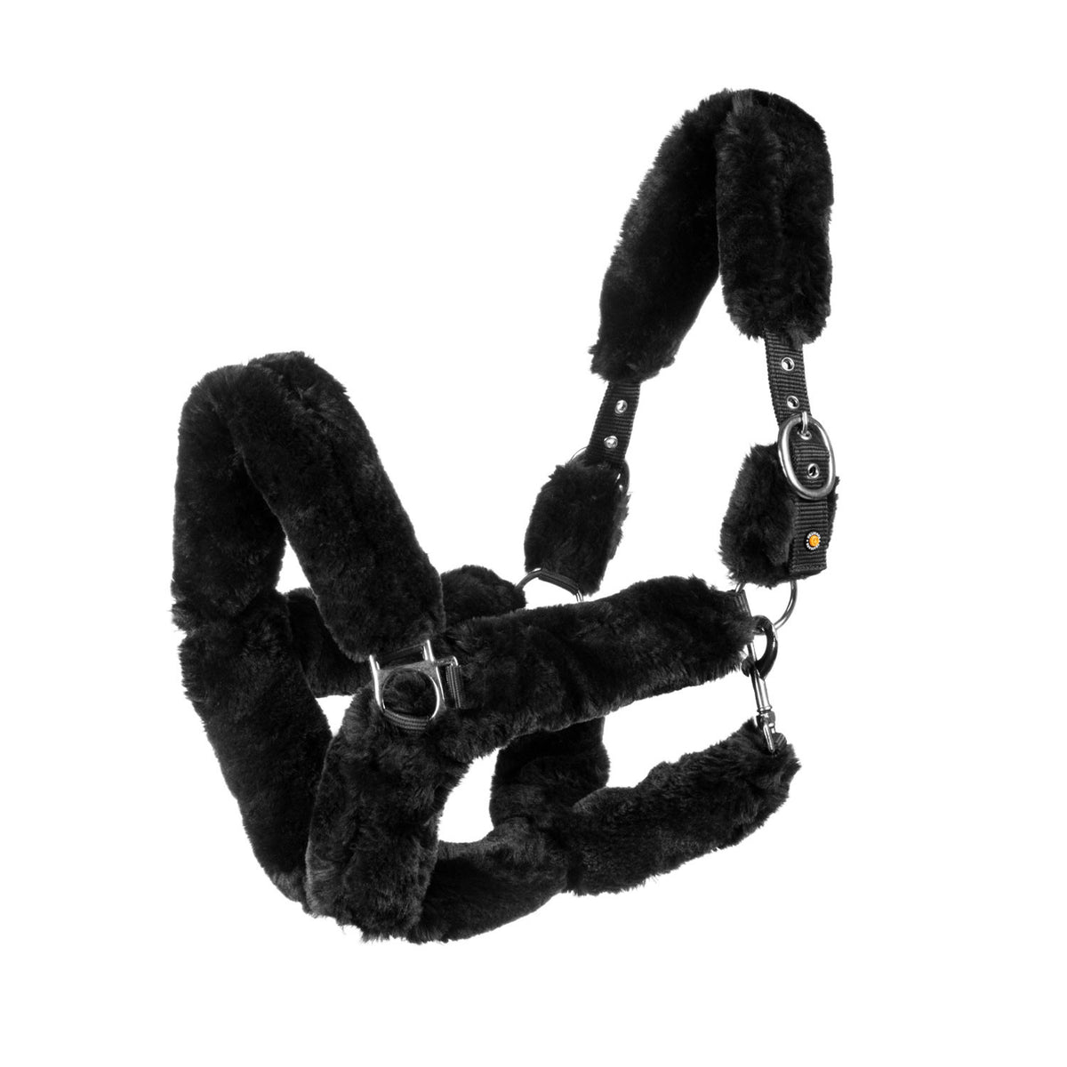 EQUESTRO - Halter with faux sheepskin