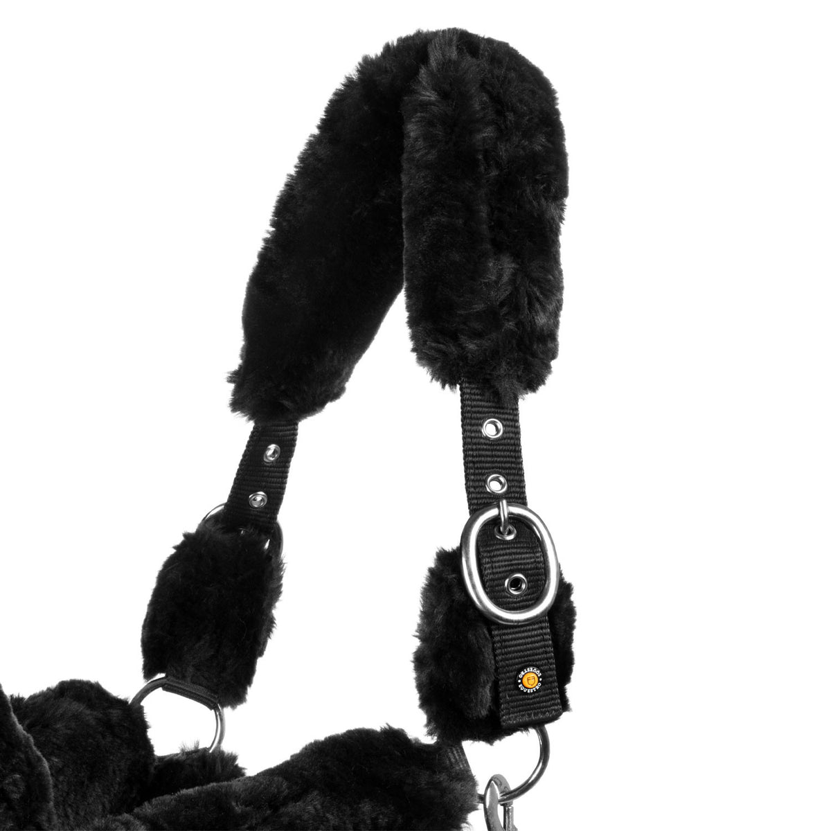 EQUESTRO - Halter with faux sheepskin