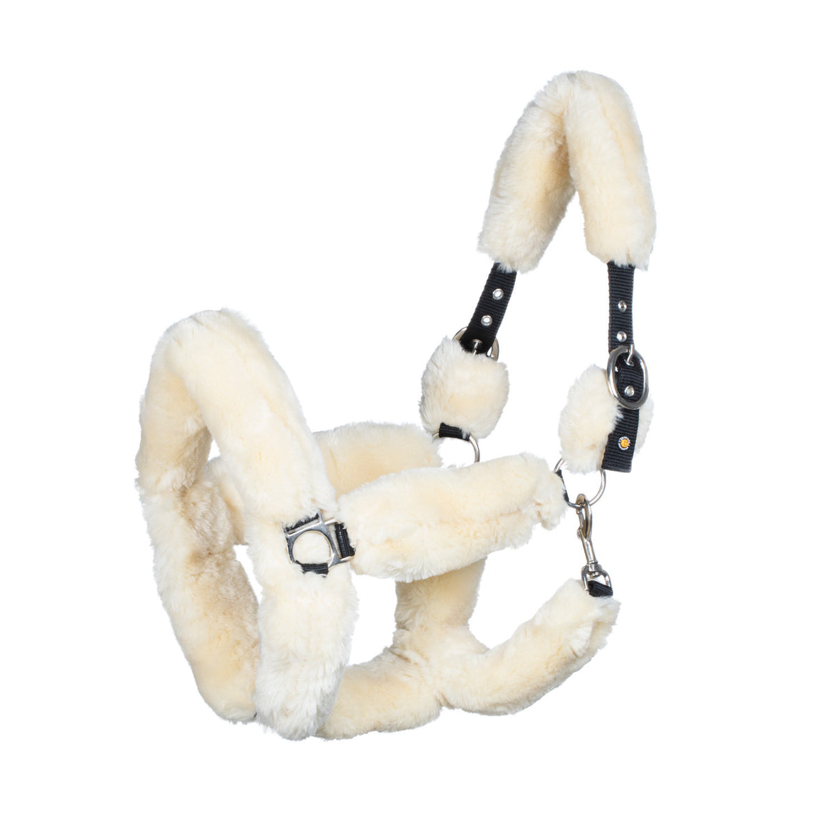 EQUESTRO - Halter with faux sheepskin