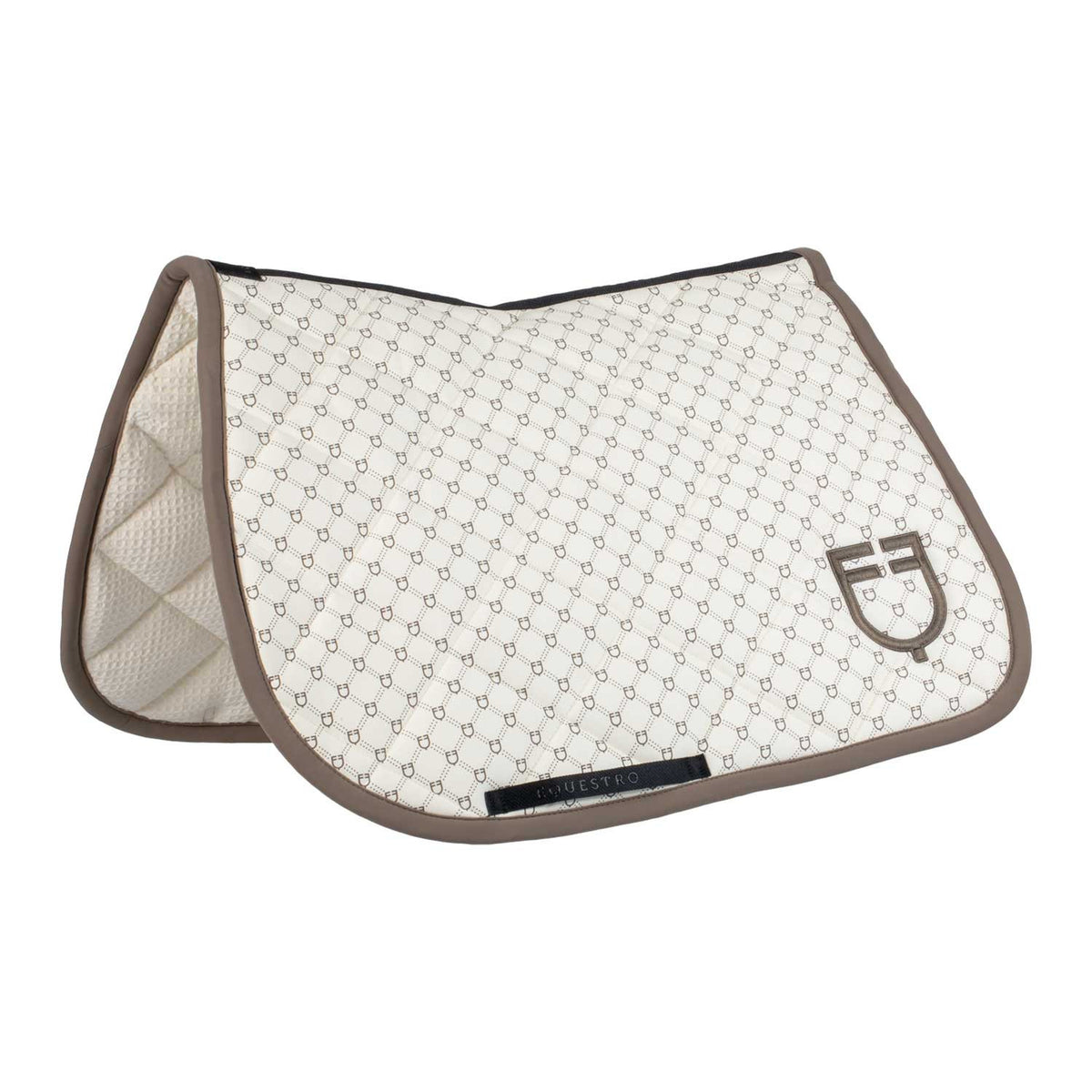 EQUESTRO - Jumping saddle pad with logos