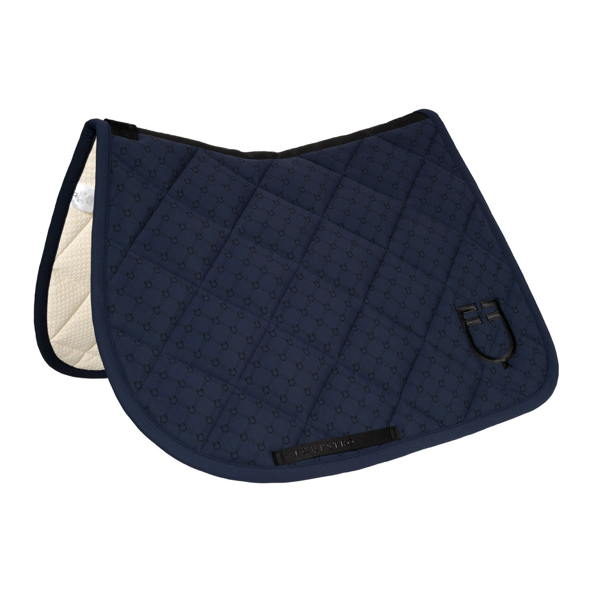 EQUESTRO - Jumping saddle pad with logos