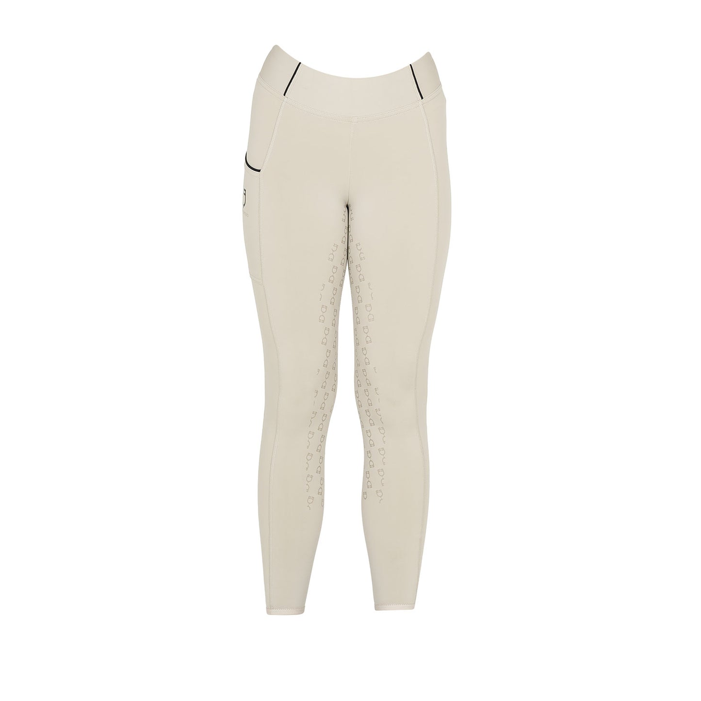 EQUESTRO - Kids' slim fit grip leggings with logo