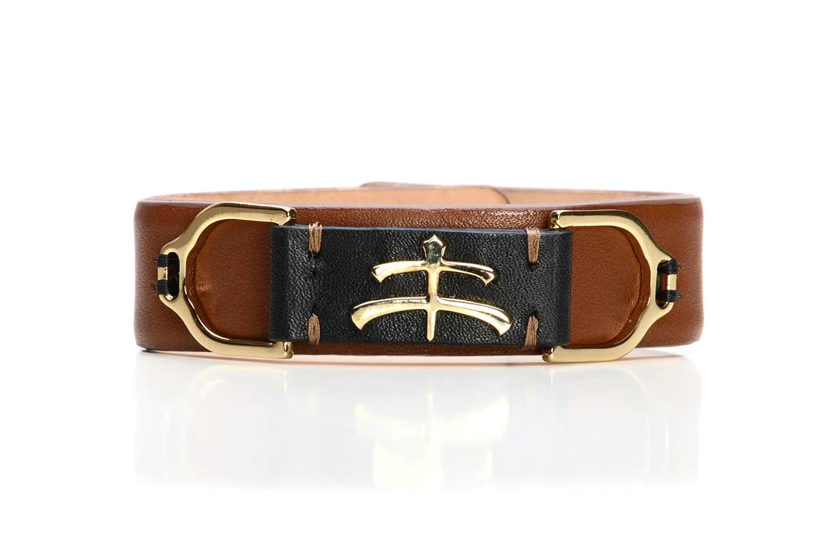 MAKEBE - Leather Wave Bracelet