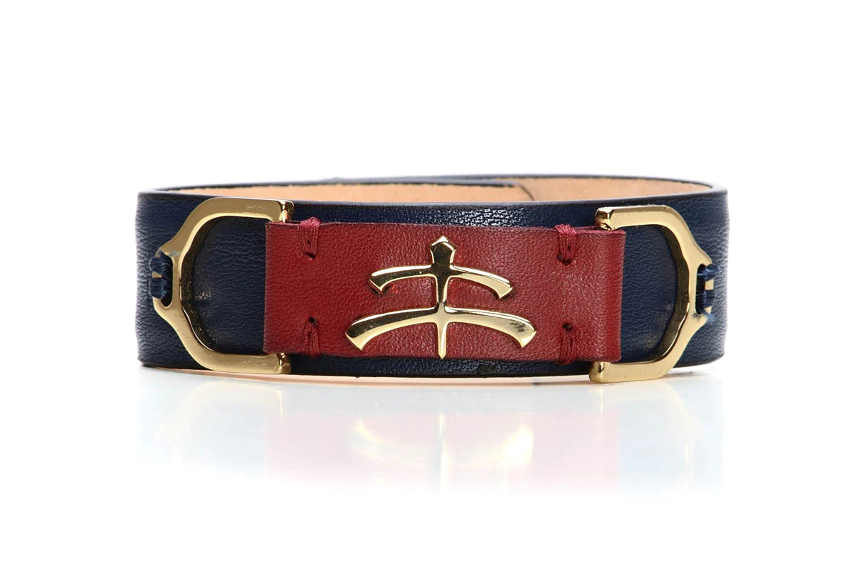 MAKEBE - Leather Wave Bracelet