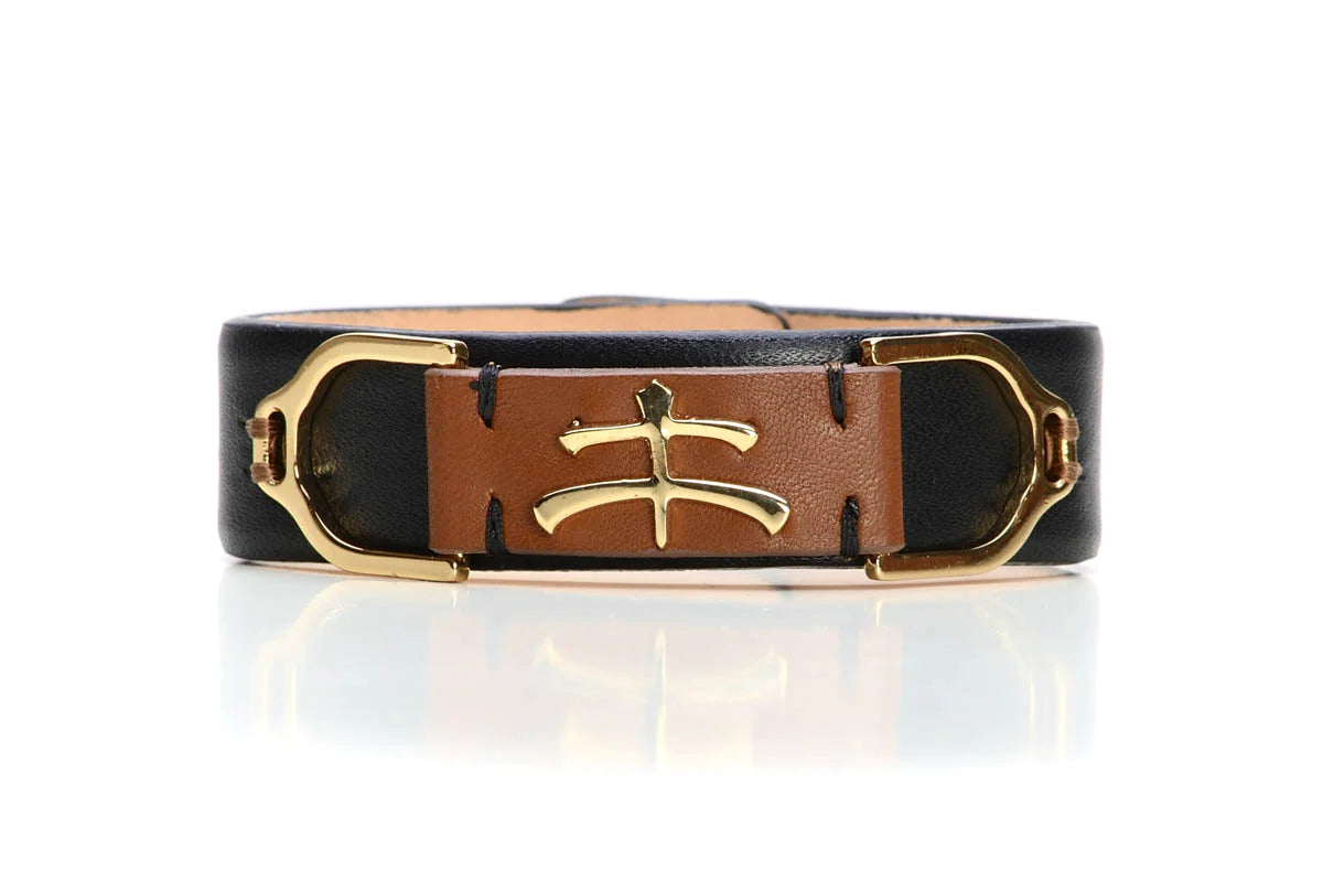 MAKEBE - Leather Wave Bracelet
