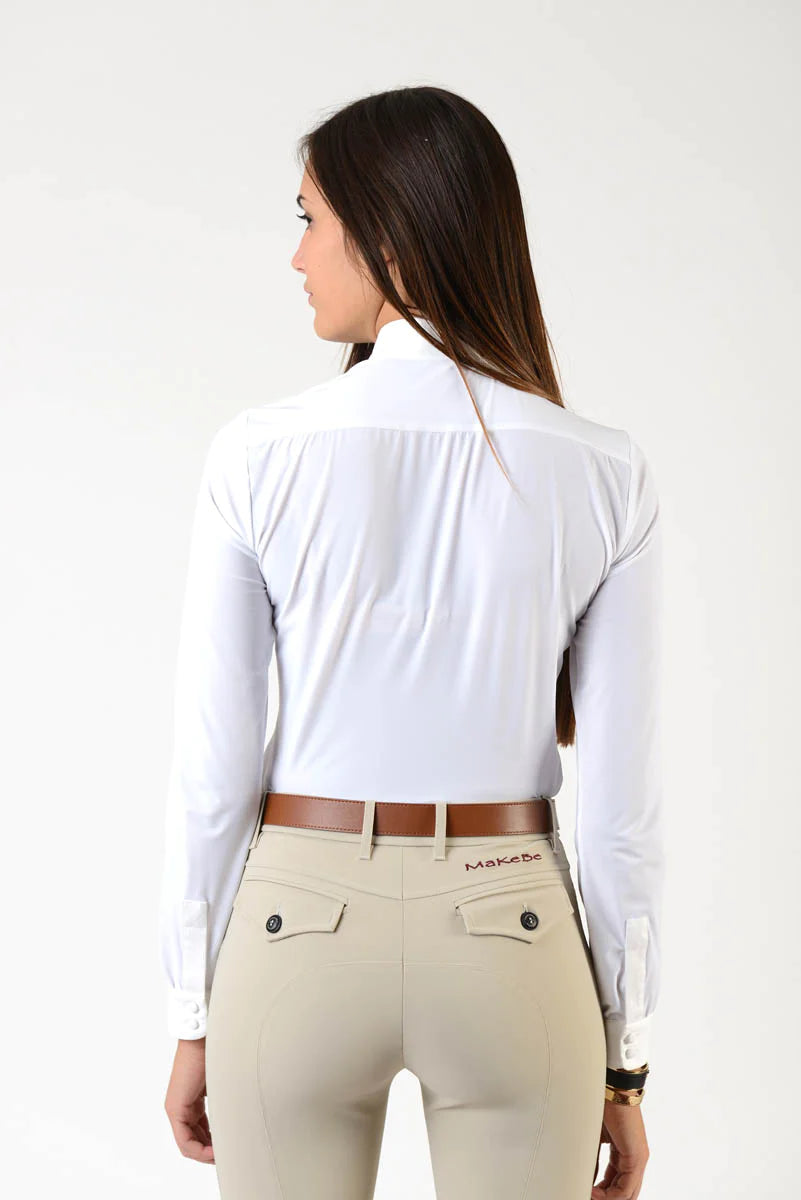 MAKEBE -  DAFNE “A thousand buttons” Ladies Long Sleeve Shirt