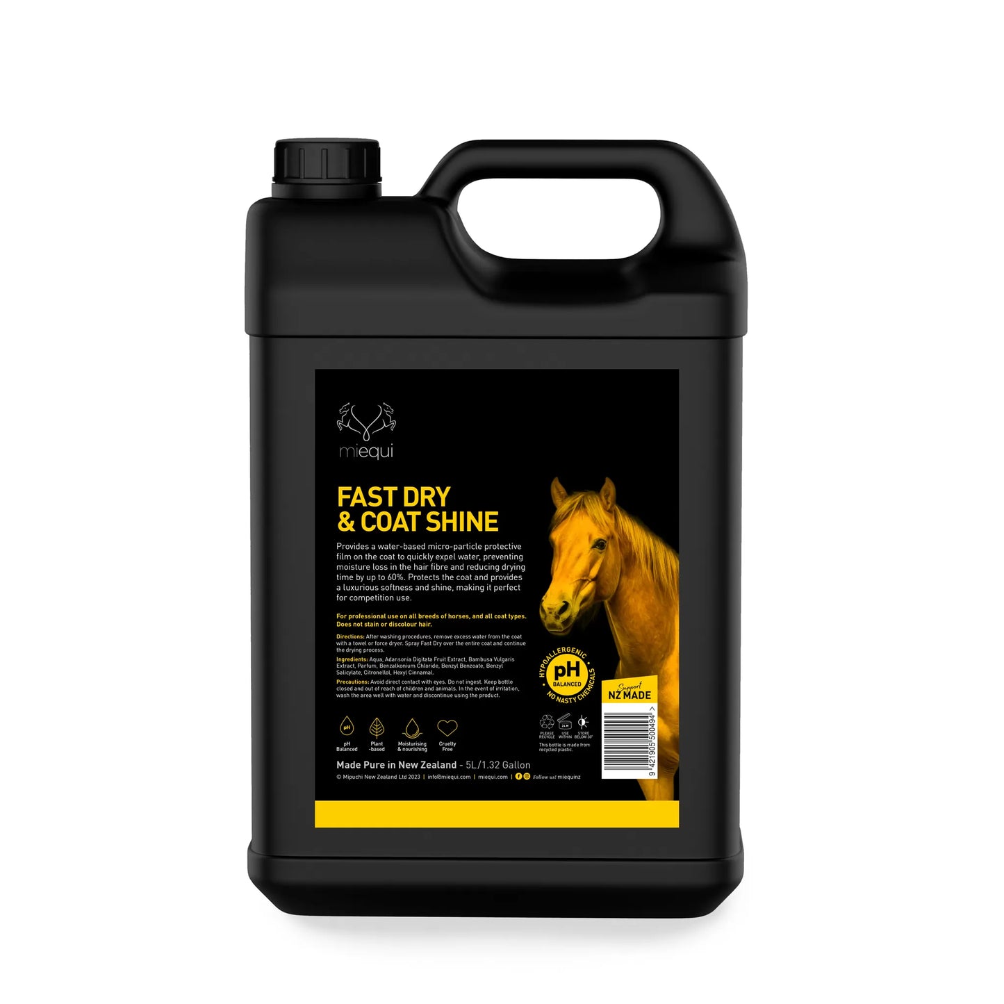 MIEQUI - Fast Dry & Coat Shine