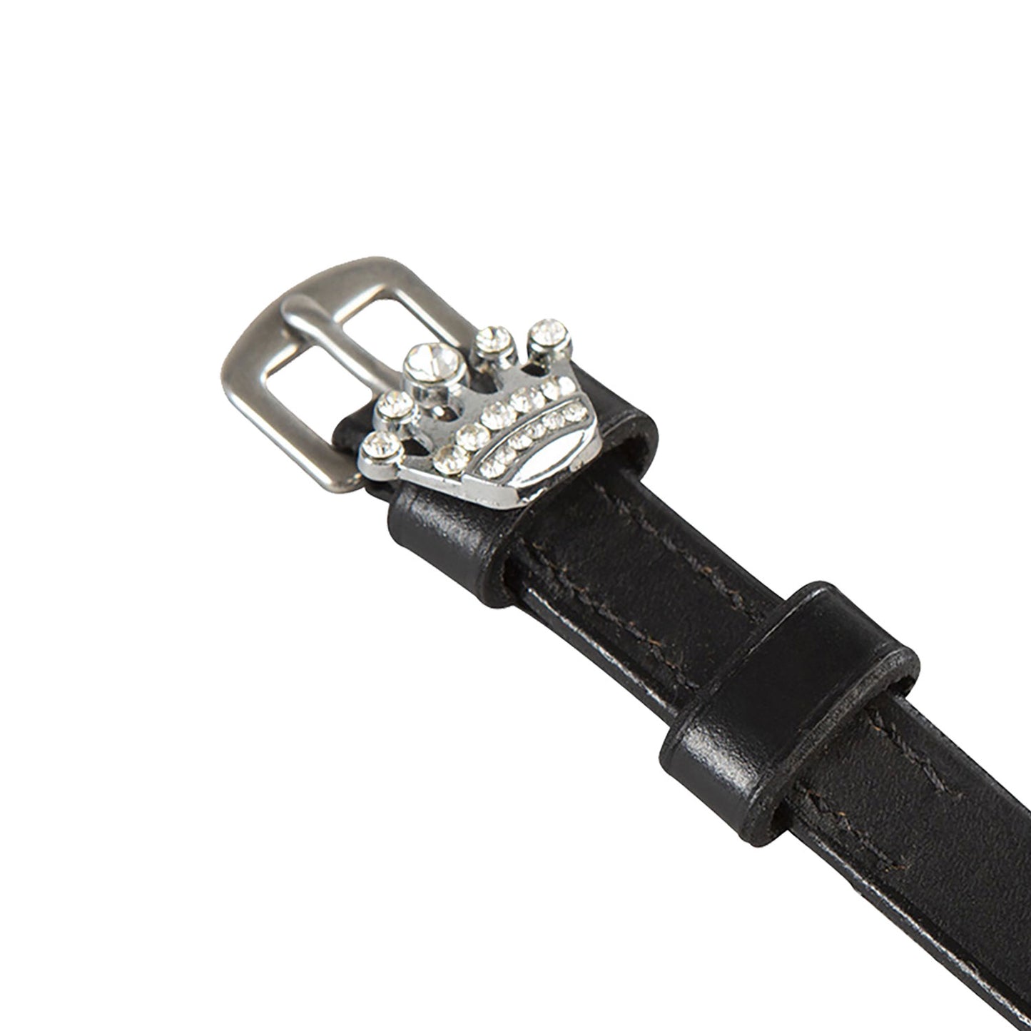EQUESTRO - Spurs leather with Rhinestone